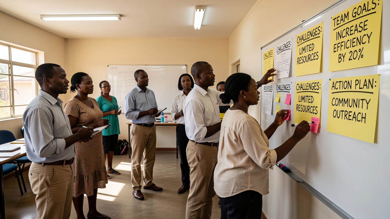 Interactive leadership training workshop